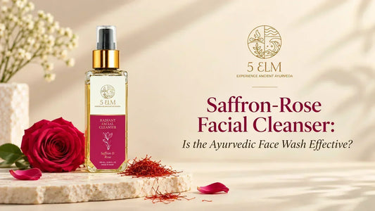 Saffron-Rose Facial Cleanser : Is the Ayurvedic Face Wash Effective?