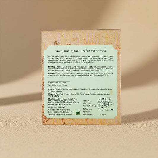 Luxury Bathing Bar – Oudh Rooh & Neroli
